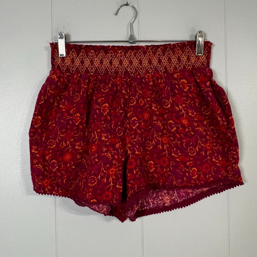 Matilda Jane Women’s Small Cotton Gauze Shorts Smocked Waist